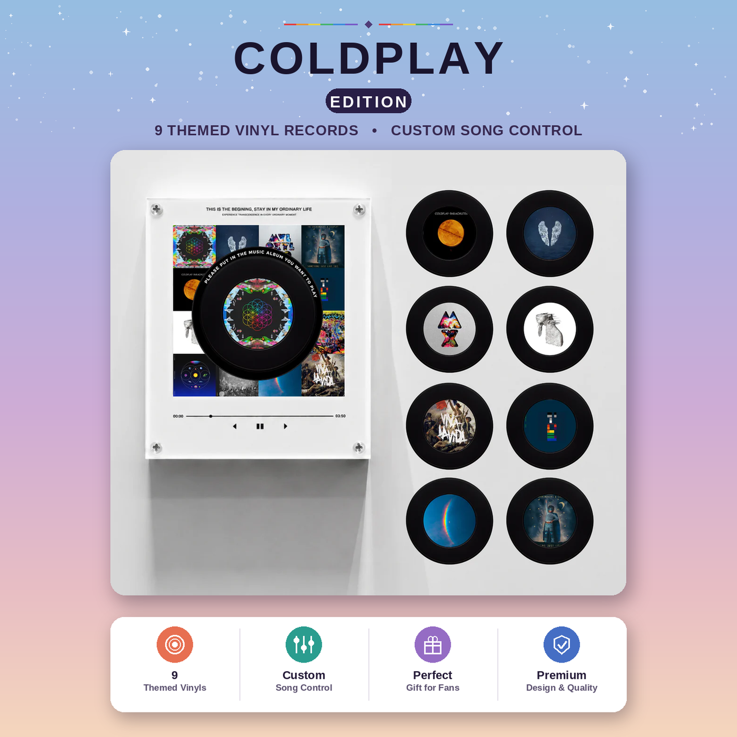 Cold Tunes Music Vinyl Player